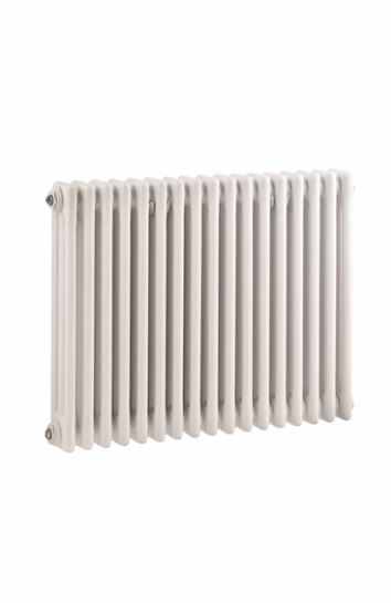 Bayswater Nelson 600 x 786mm Triple Column Tradtional Radiator - White