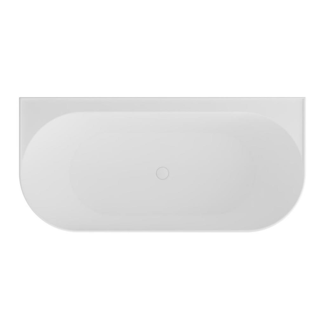 Beaufort Brockland 1600 x 760mm Matt White Freestanding Bath