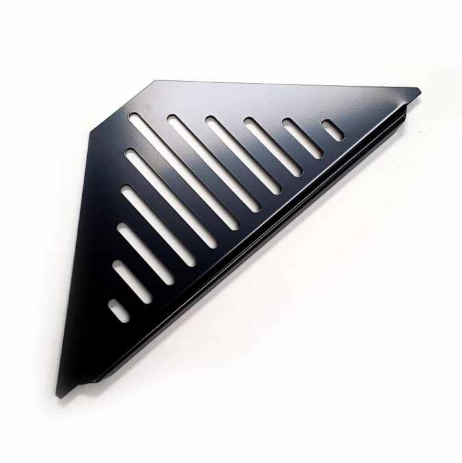 Genesis Black Retro Fit Stainless Steel Shower Shelf