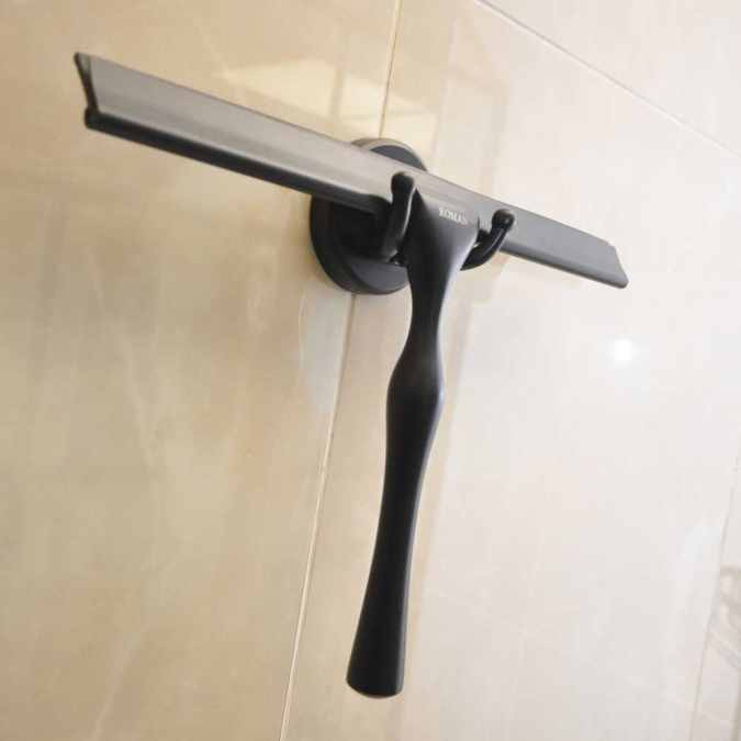 Roman Shower Blade - Matt Black - RSB0100B