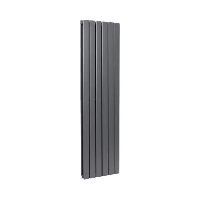 Lancia Bravo 1600 x 408mm Anthracite Double Vertical Designer Radiator