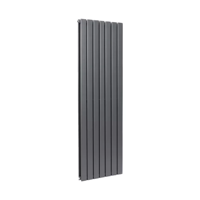 Lancia Bravo 1600 x 476mm Anthracite Double Vertical Designer Radiator