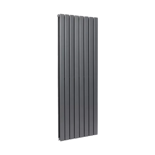 Lancia Bravo 1600 x 544mm Anthracite Double Vertical Designer Radiator