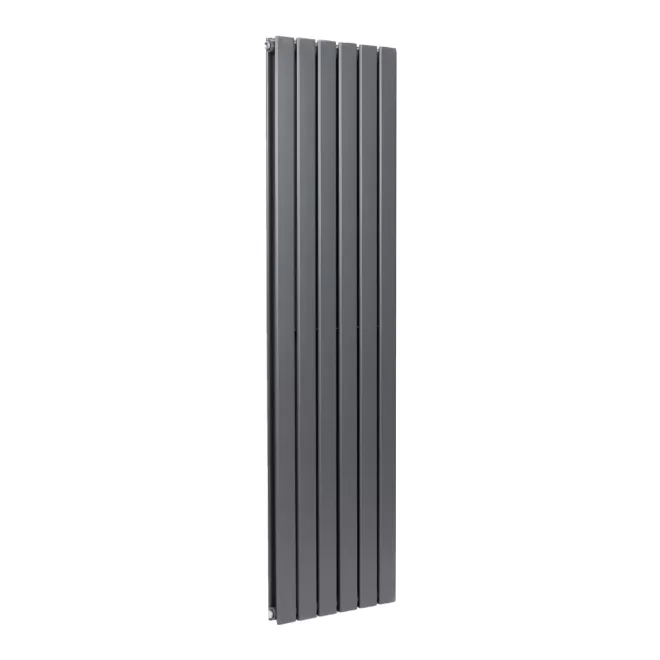 Lancia Bravo 1800 x 408mm Anthracite Double Vertical Designer Radiator