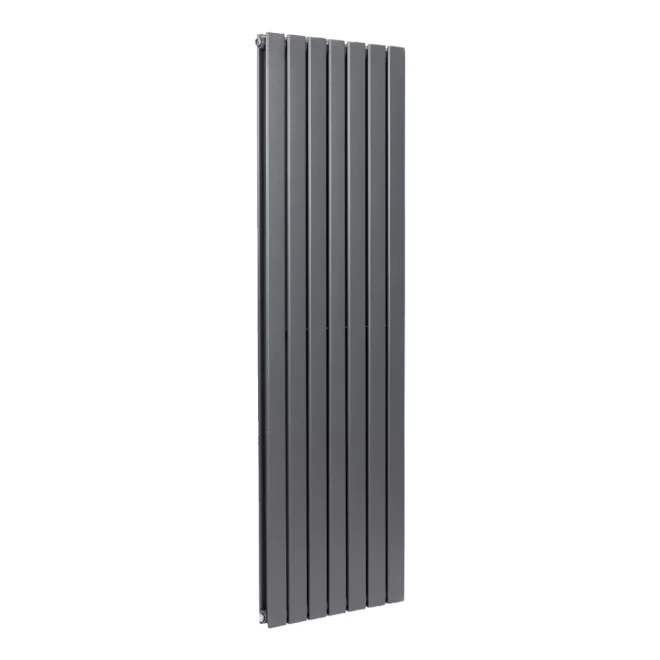 Lancia Bravo 1800 x 476mm Anthracite Double Vertical Designer Radiator