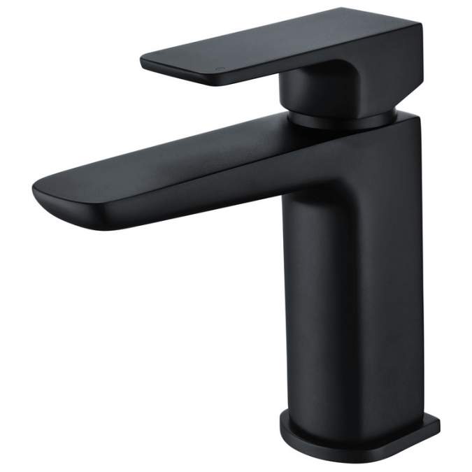 Buff Mono Basin Tap - Matt Black