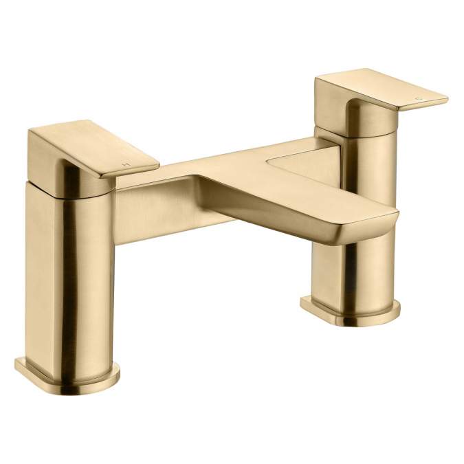 Buff Bath Filler - Brushed Brass