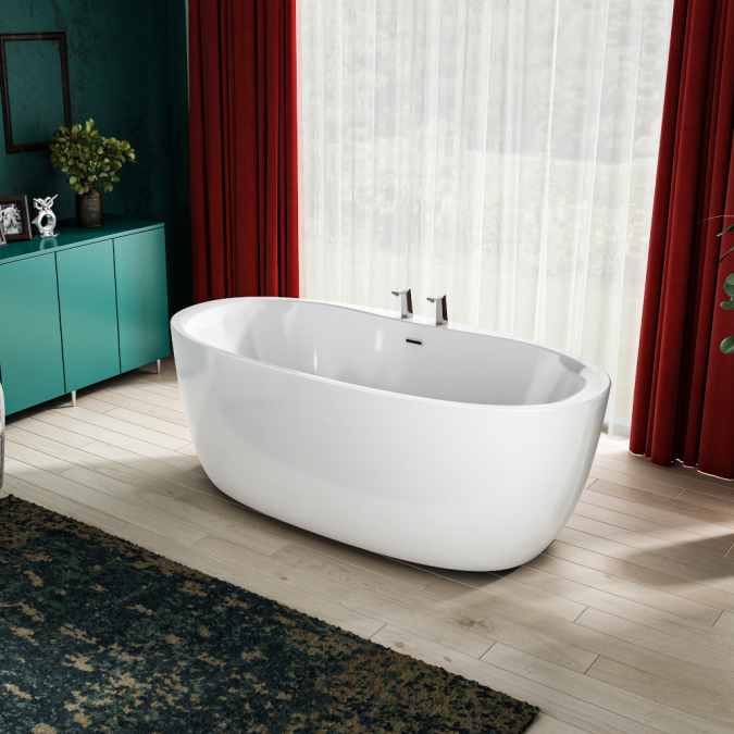 Charlotte Edwards Callisto 1400 x 750mm Freestanding Bath 