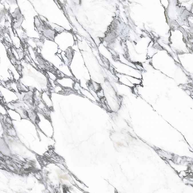 Carrara Marble Slab - 2440 x 1220mm - Panel A - Bushboard Nuance Acrylic Collection