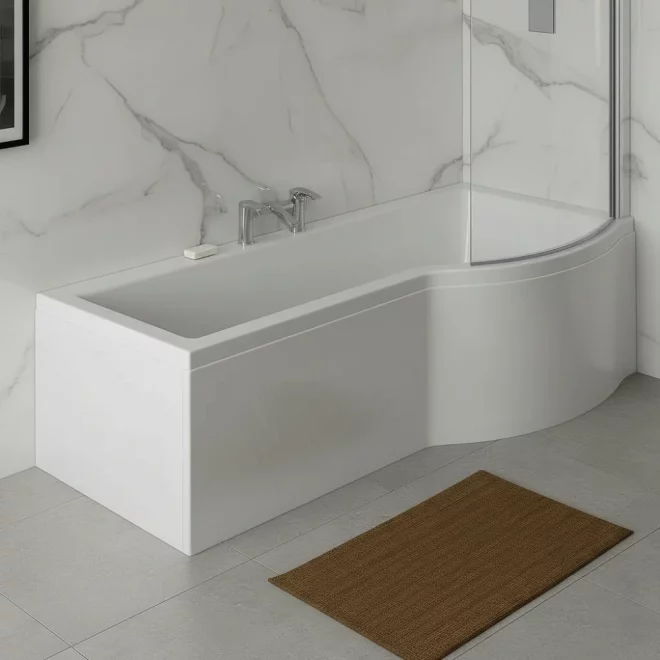 Carron Brio 1650 x 845 Shower Bath - 5mm