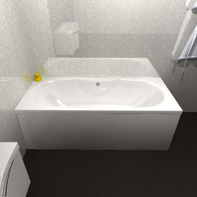 Carron Equation - 5mm - Double Ended Bath - 1700 x 750mm
