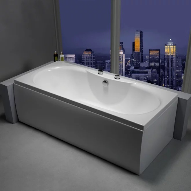 Carron Equation 1700 x 750 Double Ended Bath - Reinforced Carronite