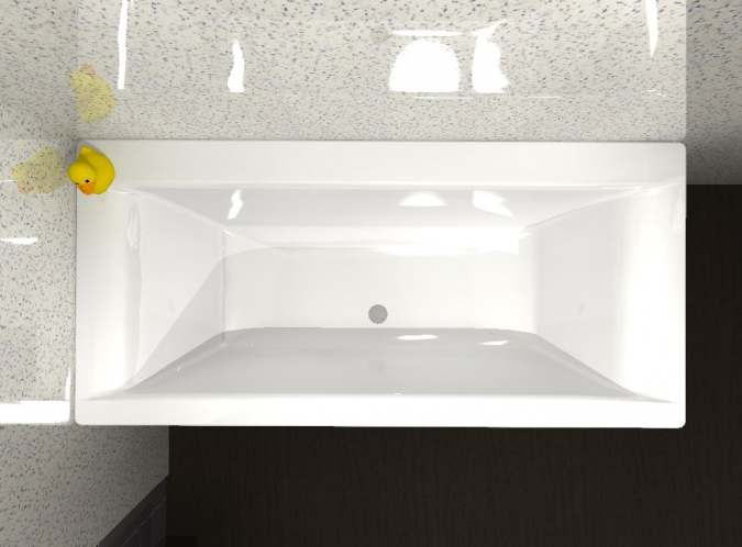 Carron Haiku - Carronite - Double Ended Bath - 1800 x 800mm