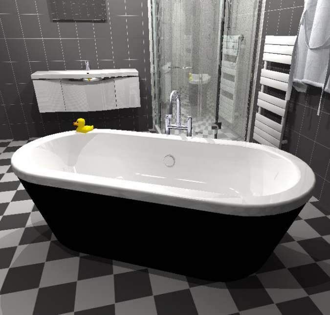 Carron Paradigm Freestanding Bath - 1550 x 850mm