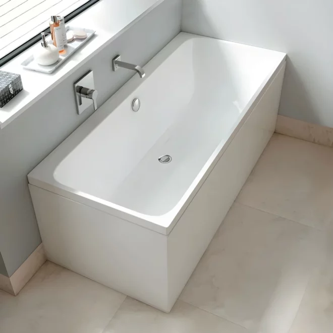 Carron Profile Duo 1600 x 700 Double Ended Bath - 5mm