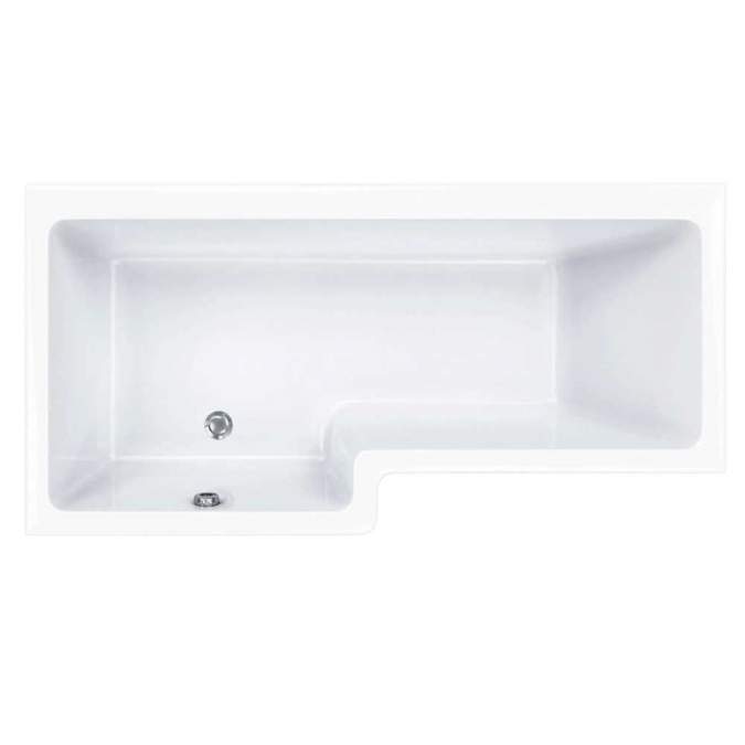 Carron Quantum 1700 x 700/850 Square Shower Bath - Carronite