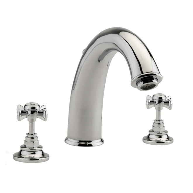 Sagittarius Churchman 3 Hole Bath Mixer Tap Chrome 