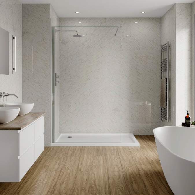 Multipanel Classic Marble Shower Panels