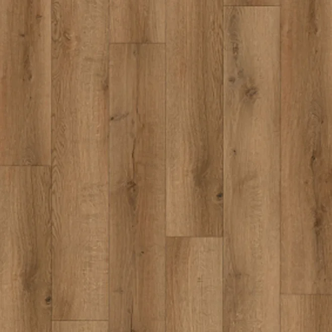 Clever Click Akron Teak Plank Rigid SPC Flooring - 1.76m2 Per Pack