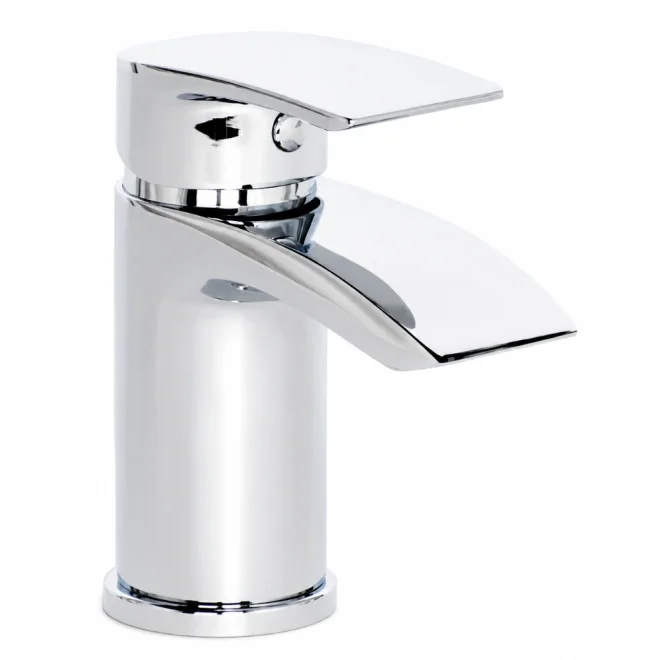 Coll Mono Basin Mixer Tap & Push Waste - Highlife Bathrooms
