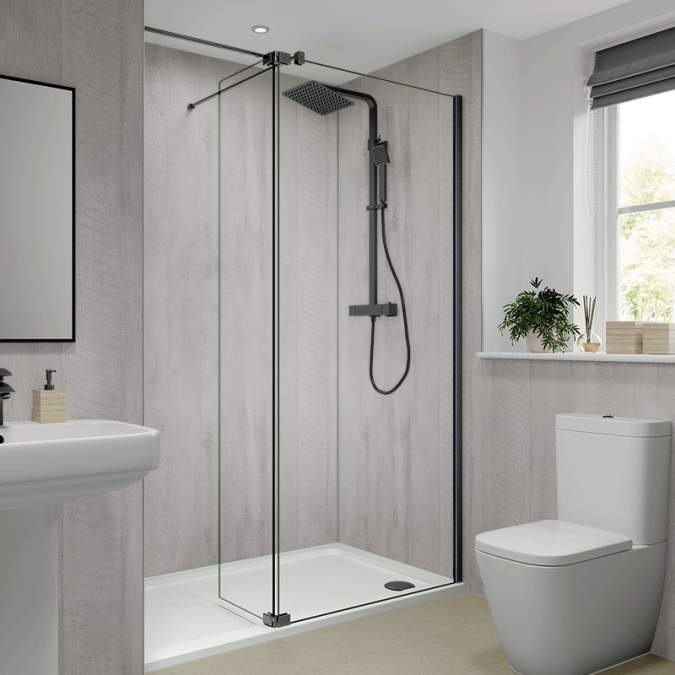 Multipanel Linda Barker Concrete Formwood Shower Panels Rubberduck