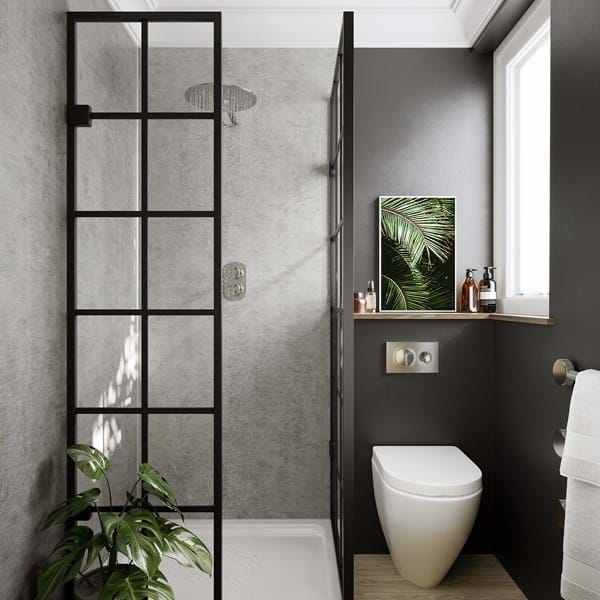 Multipanel Linda Barker Concrete Elements Shower Panel