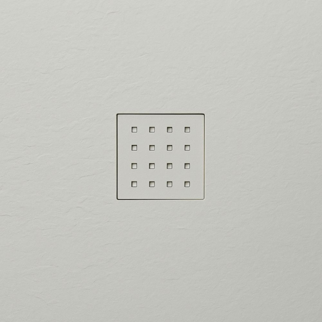 Doccia Lipari 900 x 900mm White Slate Shower Tray