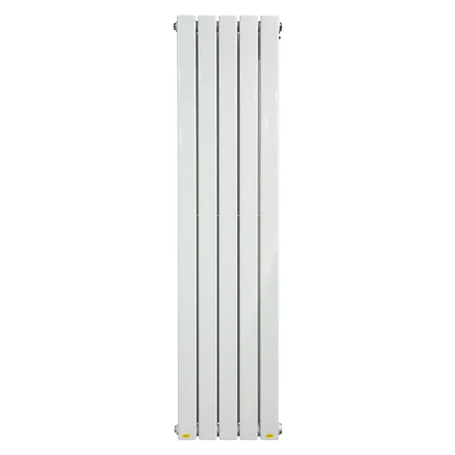 DQ Heating Tornado Single Sided 1771 x 306mm Designer Radiator White Gloss