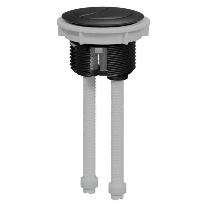 Anatra ECO Dual-Flush Close Coupled Flush Button for 38mm Cistern Hole - Matt Black
