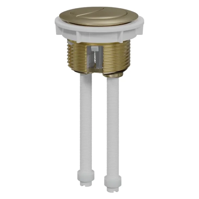 Anatra ECO Dual-Flush Close Coupled Flush Button for 38mm Cistern Hole - Brushed Brass