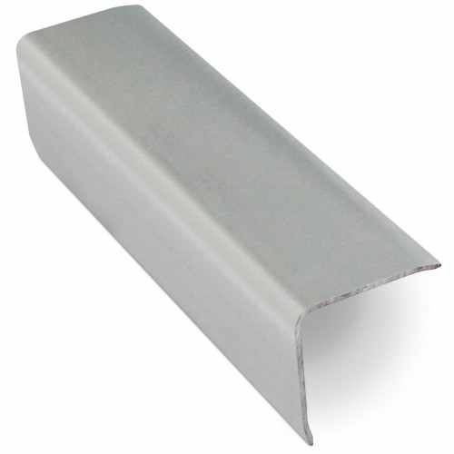 10mm Aluminium Retro-Fit Corner Protector (Self Adhesive) - Bright Silver - Genesis