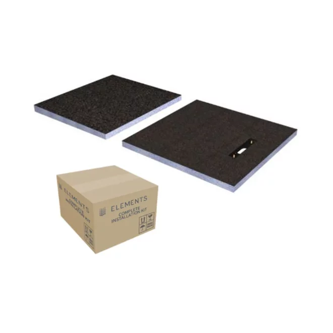 Abacus Linear Waste Raised Tileable Tray Kit 3L - 1850 x 900 x 40/50mm