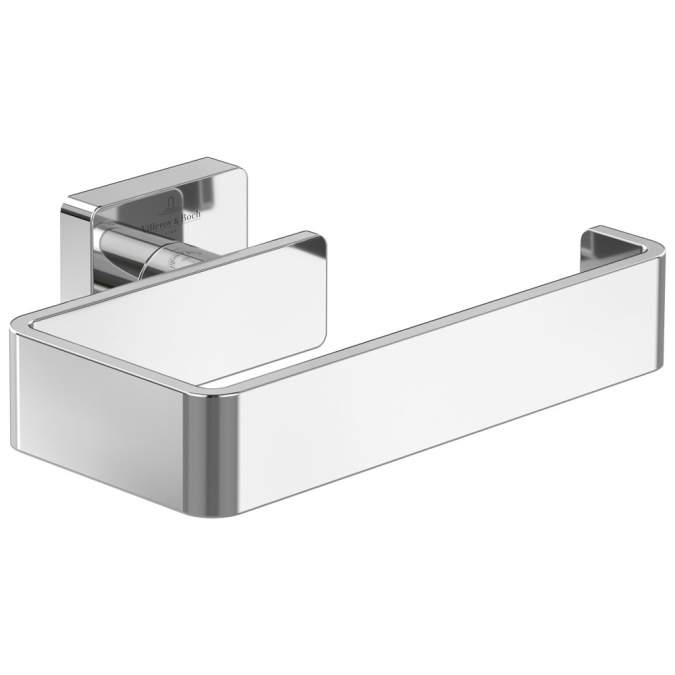 Villeroy & Boch Elements Striking Toilet Roll Holder Chrome