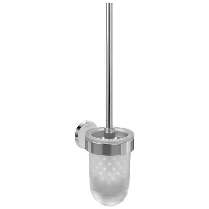 Villeroy & Boch Elements Tender Toilet Brush & Holder Chrome