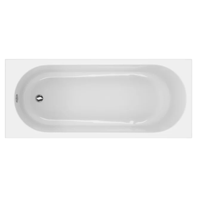 Essential Carronite 1700 x 700 Round Single Ended Bath - Reinforced
