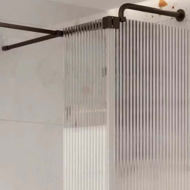 Lancia S8 Brushed Bronze Fluted Flipper Panel