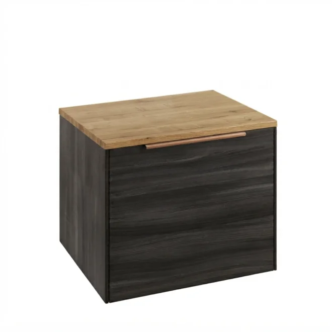 Abacus S3 Concepts Wall Hung Vanity Unit 600mm - Wood Lava