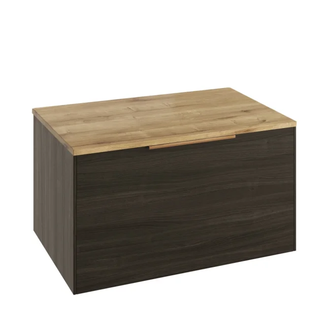 Abacus S3 Concepts Wall Hung Vanity Unit 800mm - Wood Lava