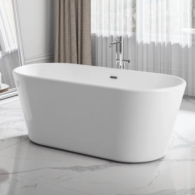 Charlotte Edwards Grosvenor 1650 x 735mm Modern Freestanding Bath