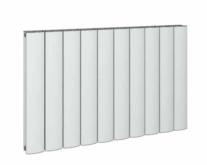 Eastbrook Guardia 600 x 660 Matt White Horizontal Designer Radiator