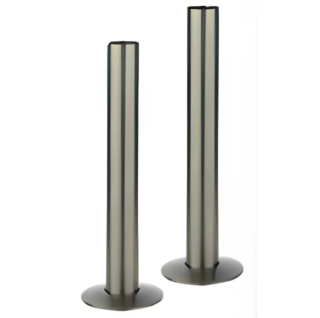 Gun Metal Pipe Snap 15mm Radiator Pipe Covers & Collars 