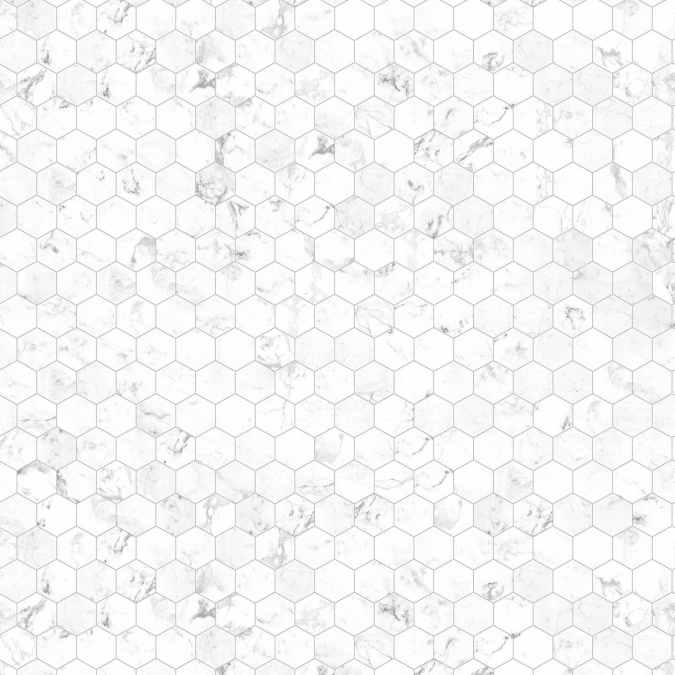 Hexagon Marble - 2440 x 1220mm - Bushboard Nuance Acrylic Collection