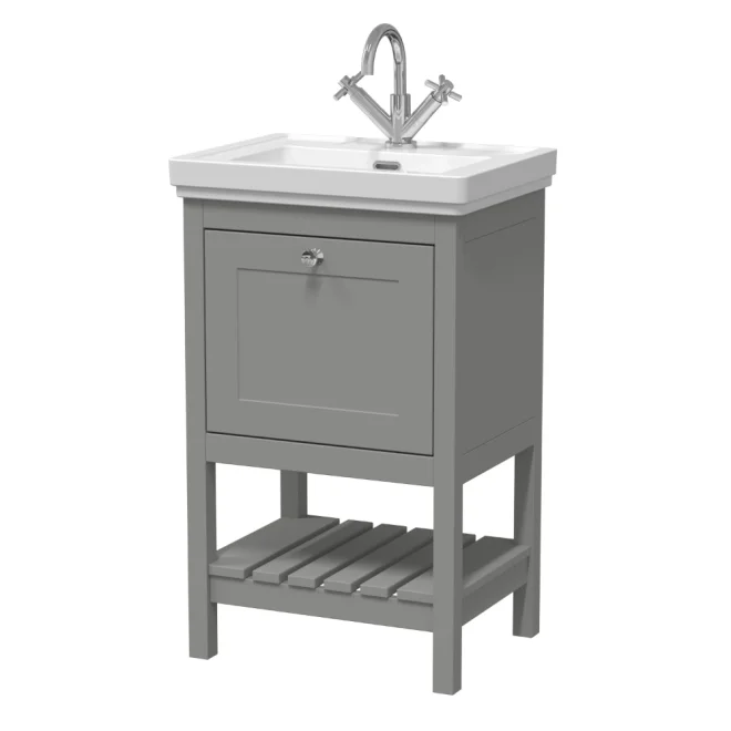 Hudson Reed Bexley Cool Grey 530mm Vanity Unit & Basin