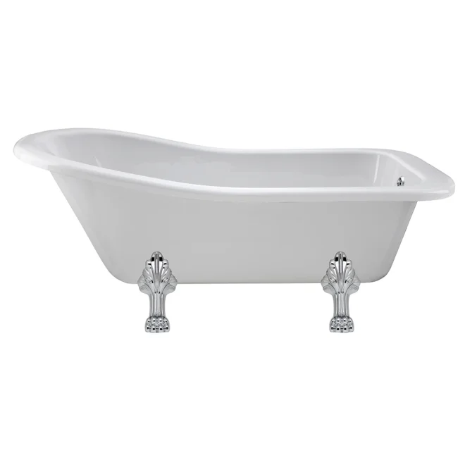 Hudson Reed Brockley 1690 x 740mm Freestanding Bath With Pride Legs
