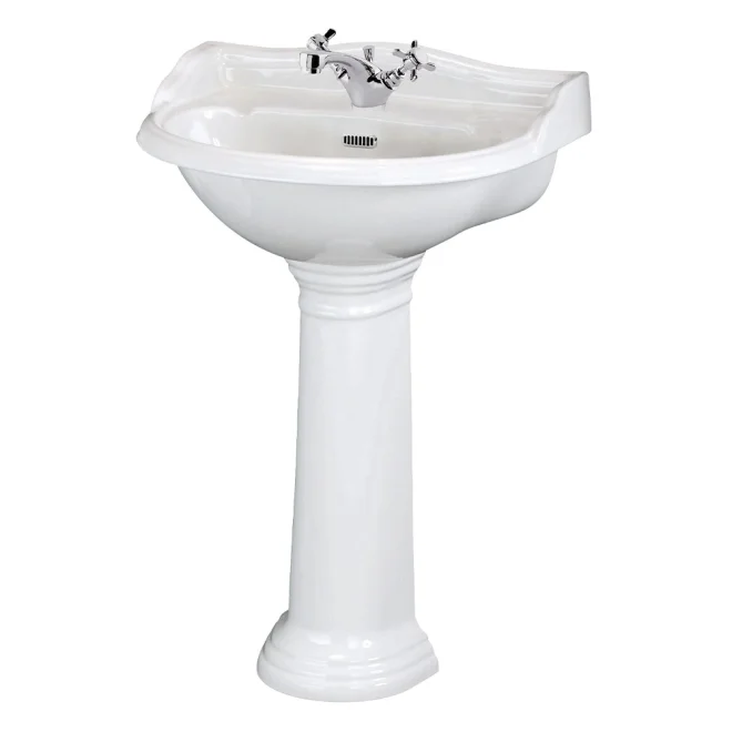 Hudson Reed Chancery 500mm Traditional Basin & Pedestal