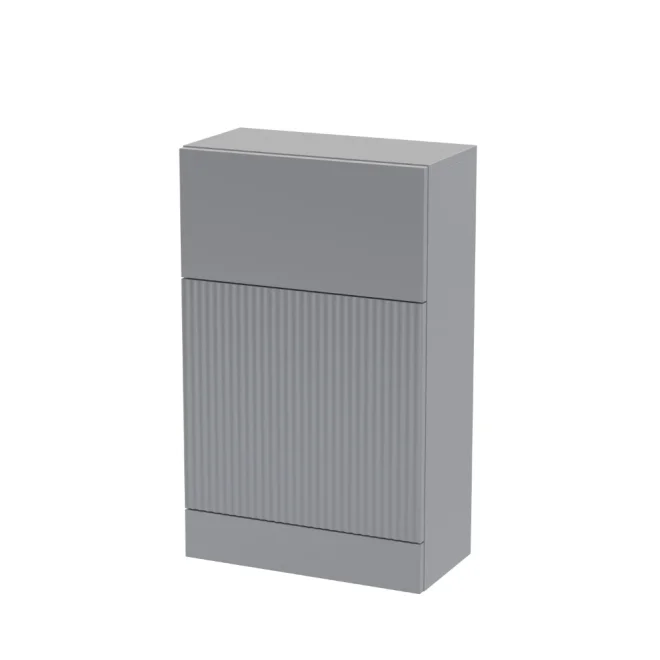 Hudson Reed Fluted 500 Satin Grey WC Unit