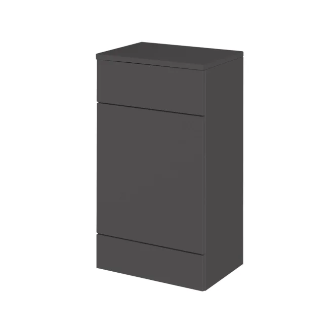 Hudson Reed Fusion Gloss Grey 500 WC Unit & Top