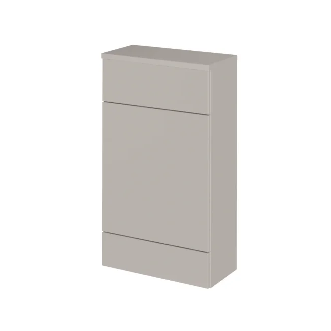 Hudson Reed Fusion Pebble Grey 500mm WC Unit & Matching Top