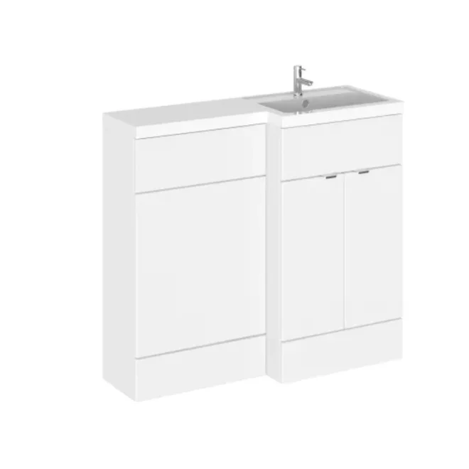 Hudson Reed Fusion White 1000 RH Combination Unit & Basin