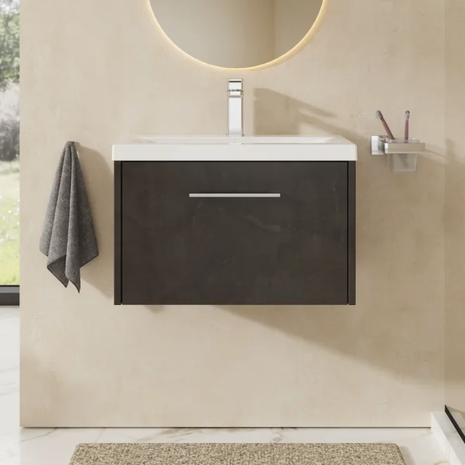 Hudson Reed Juno 600 Slate Wall Hung Vanity Unit